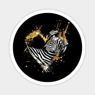 Zebra Social Behavior Magnet